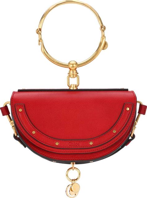 chloe nile minaudiere gelb
